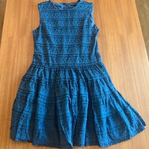 Zara Blue Lace Dress